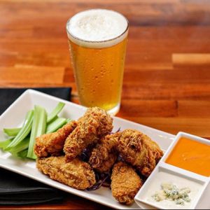 Wings and beer at Jackson's Bar and Oven in Santa Rosa.