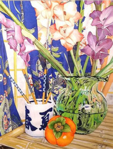 Watercolor art by Sally Baker.