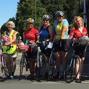 Biker Chicks bicycle riding group