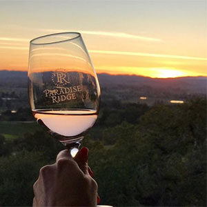 Wines & Sunsets at Paradise Ridge Winery