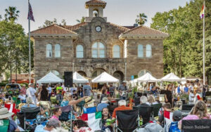 Live music at the Farmers Market on the Sonoma Plaza