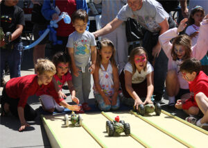 Zucchini Races at Healdsburg Farmers Market