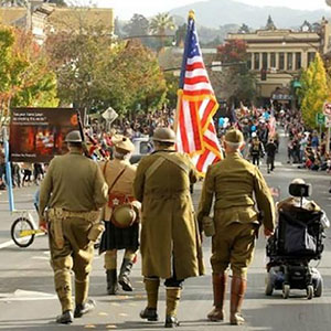 Veterans Day Parade in Petaluma