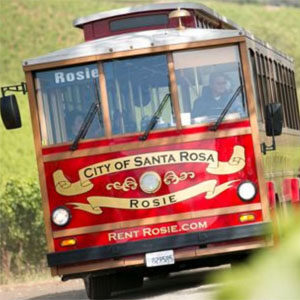 Santa Rosa History Tour on Rosie the Trolley