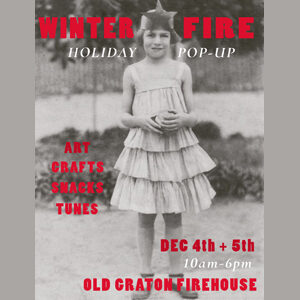 Winter Fire Holiday Art & Craft Pop-up