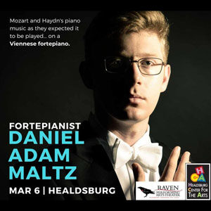 Pianist Daniel Maltz in Healdsburg