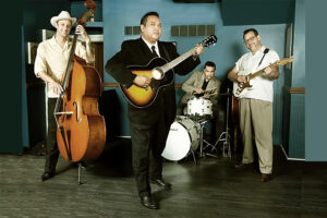 Tues: Big Sandy & His Fly-Rite Boys. Healdsburg Plaza