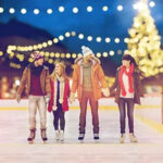 Winter Lights skating in downtown Santa Rosa