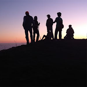 New Moon hike at Jenner