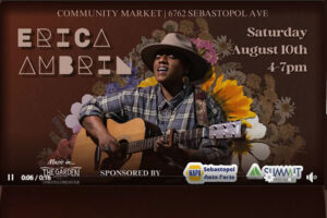 Erica Ambrin in The Garden at Community Market Sebastopol