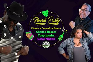 Mardi Gras Party with Gator Nation and Comedy