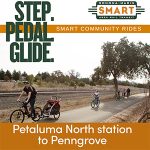 Bike walk event Smart Train Petaluma