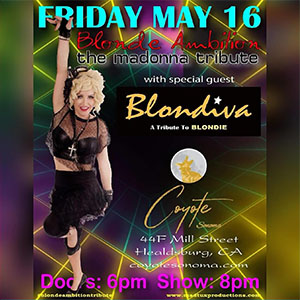 Blonde Ambition band at Coyote Sonoma