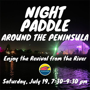 Night Paddle in Petaluma.