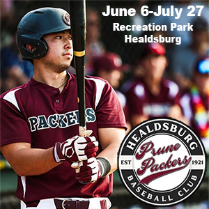 Prune Packers baseball in Healdsburg