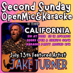 Second Sunday Open Mic and Karaoke at The California Theatre.