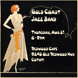 Gold Coast jazz band at Redwood Cafe