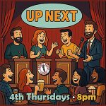Up Next Comedy Game Show at Barrel Proof Lounge