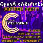 Open Mic Karaoke Costume Party at The Califoria